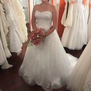 Justin Alexander Ballgown- size bridal 12